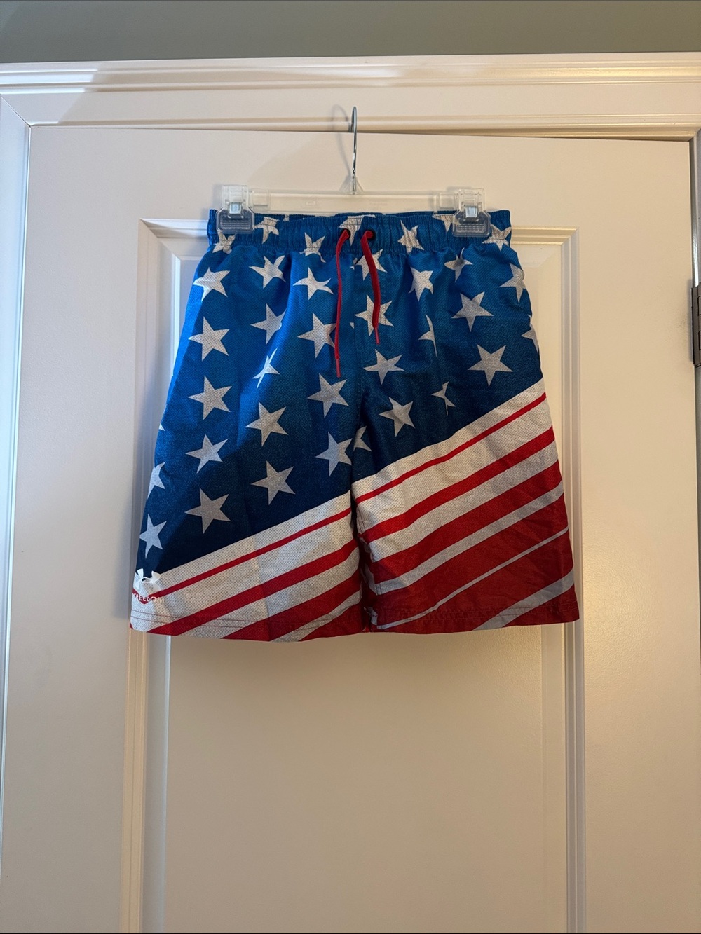 Under Armour Stars & Stripes Athletic Shorts - Blue/Red/White